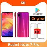 Xiaomi-Redmi Nota 7 PRO Smartphone, 6GB, 128GB, Snapdragon 660AIE, telefone móvel Android, 48.0MP + 5.0MP, câmera traseira, original