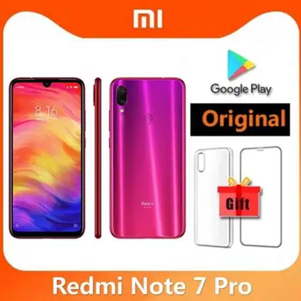 Xiaomi-Redmi Nota 7 PRO Smartphone, 6GB, 128GB, Snapdragon 660AIE, telefone móvel Android, 48.0MP + 5.0MP, câmera traseira, original