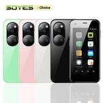 SOYES-Mini Android Mobile Phone, P40, 2.5 Polegada Display, 5MP câmera dupla, Dual SIM, Play Store, WhatsAPP, 3G, Smartphone pequeno bonito