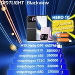 Blackview-Smartphone HERO 10, Estreia Mundial, 6.9 ", Tela Dobrável AMOLED, 12GB, 256GB, MTK Helio G99, Câmera 108MP, Carregamento 45W