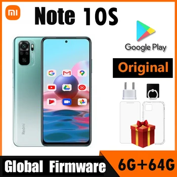 Xiaomi-Smartphone Redmi Note 10S, 4G, 6.43 ", MediaTek, Helio G95, Android 11, Firmware Global, Telefone Usado