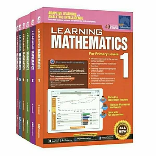 Escola Primária de Cingapura Mathematic Textbook, Fascículo, Aprender Matemática Livro, Jardim de Infância, Aprender Matemática Livro, 1-6, 1-6