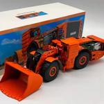 Diecast modelo brinquedo escala 1:50 komatsu wx220 mineração híbrida carregadeira de rodas subterrânea construção veículos máquinas engenharia