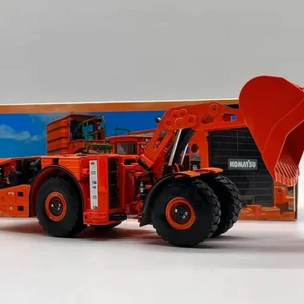 Diecast modelo brinquedo escala 1:50 komatsu wx220 mineração híbrida carregadeira de rodas subterrânea construção veículos máquinas engenharia