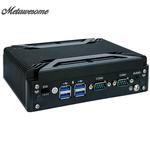 Mini PC industrial Fanless de alumínio, caixa do metal, mini computador do PC, Intel I5, processador I7, DDR3L, Msata, SSD, 2LAN, VGA, exposição do HD