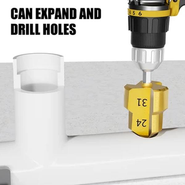 Ferramenta de conexão de tubulação de água, levantamento PPR, broca escalonada, haste hexagonal, 1-3pcs, 20mm, 25mm, 32mm