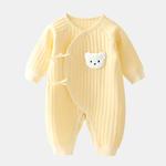 Bodysuit de algodão grosso recém-nascido, roupas Onesie, meninos e meninas, 0-6M, roupas de primavera e outono