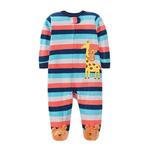 Recém-nascido velo animal macacão, macacões do bebê, quente animal geral, meninos e meninas sleepsuit, 0-12 meses, infantil, primavera, inverno