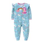 Recém-nascido velo animal macacão, macacões do bebê, quente animal geral, meninos e meninas sleepsuit, 0-12 meses, infantil, primavera, inverno