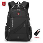 Mochila Laptop Impermeável para Homens e Mulheres, Carregamento USB, Mochila Oxford, Mochila de Escola Moderna, Viagem, 17 ", 20", 2024