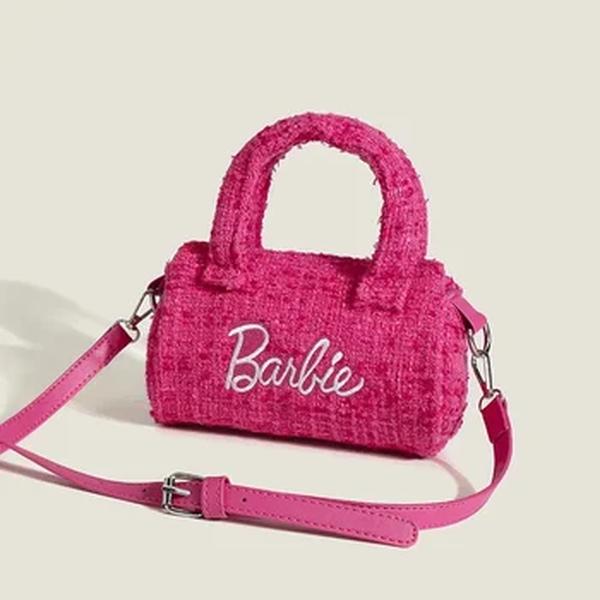 Barbie Bolsa De Ombro Para Meninas, Sentido Avançado, Design Simples, Batom Portátil, Armazenamento De Chaves, Mini Saco De Travesseiro, Saco Crossbody