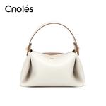 Cnoles-Saco de travesseiro crossbody luxuoso para mulheres, bolsa de ombro feminina, bolsa pequena