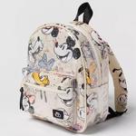 Disney-Meninas Mickey Mouse Print Mochila, Armazenamento De Viagem, Desenhos Animados, Bonito, Bebê, Mini, Moda