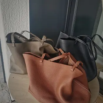 Casa de hiya mulheres tote bolsa de couro genuíno luxuoso bolsa feminina de couro de vaca macia bolsa de ombro para colegas meninas