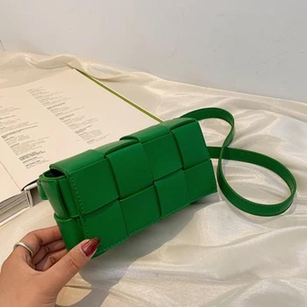 Verde quente tecido pena para baixo acolchoado ombro bolsa feminina luxo à moda náilon acolchoado travesseiro crossbody bolsas com embreagem bolsa