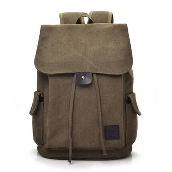 Nova Alta Qualidade Lona Homens Mochila Grande Ombro Saco Escolar Mochila Para Meninos Viagem Moda Camping Sacos De Moda Simples Sacos