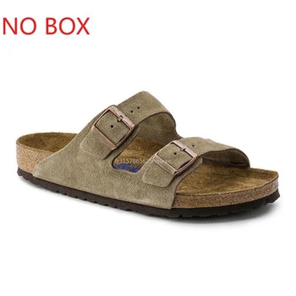 Sandálias Birken de camurça macia para homens e mulheres, chinelos de cortiça, tamancos retrô, moda, fora, primavera, verão