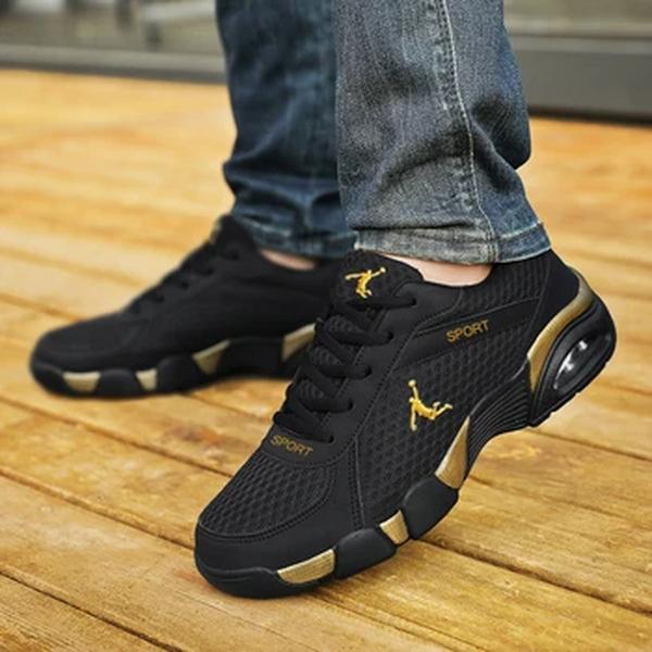 Tênis casuais para homens, tênis ao ar livre, tênis atlético respirável, tênis, verão