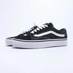 Vans-Sapatilhas Old Skool Lace-Up para homens e mulheres, sapatos de skate unissex, sapatos esportivos, preto, original