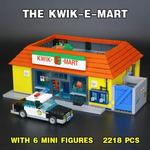 Série Miniso-Filme The Simpson Kwik-E-Mart Casa Modelo, Streetview Blocos de Construção, Tijolos Brinquedos, Decoração, 71006, 71016