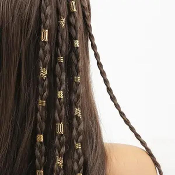 Dreadlocks Beads para Trança De Cabelo, Anéis Mistos Set, Clipes, Dread Locks, Punhos De Trança, Decoração, Acessórios, 40Pcs por Conjunto