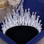 Diversas Coroas de Cristal para a Noiva, Prata e Cor do Ouro, Casamento Coroa, Headpiece, Cabelo Jóias, Acessórios, Rainha, Moda