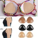 Silicone Peito Pads Bikini Set para Mulheres, Push Up Cup, Swimwear, Grosso, Respirável, Sutiã Esponja, Novo, 2022