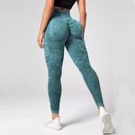 Leggings de ioga sem costura para mulheres, leggings de fitness push up, legging de bunda bolha, cintura alta, arranhar, ginásio, 2021