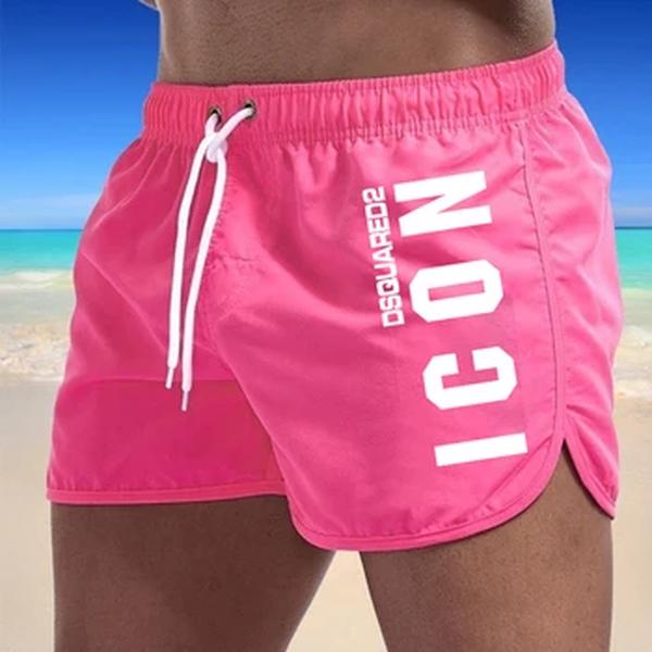 Calção de banho masculino, calções de praia, prancheira de surf, roupa masculina, maiô, natação, moda praia esportiva, sexy, verão