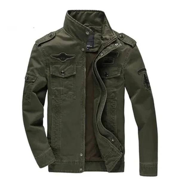 Jaqueta militar casual masculina do exército, casaco Air Force One, casaco de carga, novo, plus size, M-6XL, 2022, primavera e outono