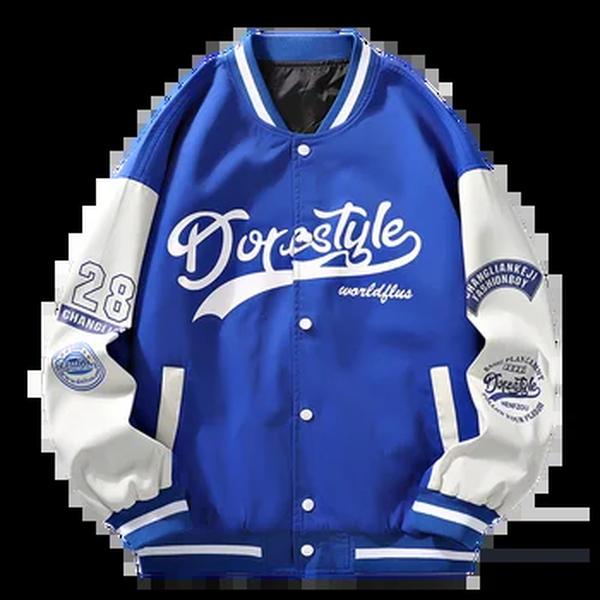 Primavera e Outono Novo Terno De Beisebol Jaqueta Masculina Casaco Moda Solta Jaqueta Casual