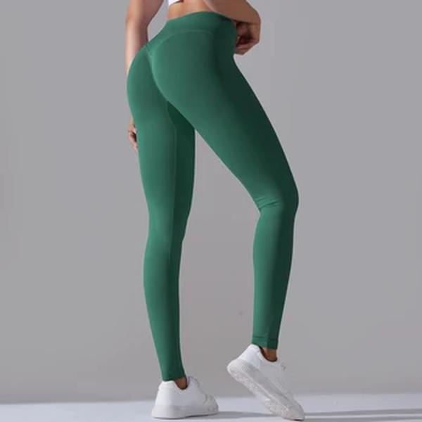 Leggings de ioga sem costura para mulheres, leggings de cintura alta, levantamento de quadris, esporte, fitness, corrida