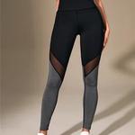 Leggings femininas para levantamento de bumbum, ginástica, cintura alta, secagem rápida, calças esportivas com cintura elástica, calças para exercícios, leggings de treino