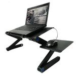 Mesa portátil dobrável para notebook e tv, cama, liga de alumínio, ipad, computador, mesa preguiçosa, notebook, tv, base para mouse