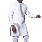 Africano roupas para homem 2021 novo africano moda verão dashiki tradicional manga longa camisas brancas roupas africanas