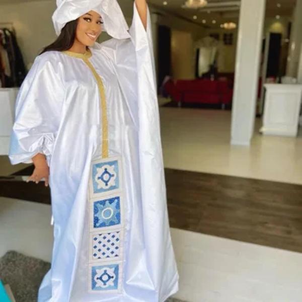 Estilo livre vestido africano para mulher bordado design ladys roupas tamanhos grandes vestidos para mulher