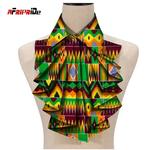 Gravata africana de impressão Ankara para mulheres, tecido Ankara, nova moda, triângulo, Cravat, WYA027