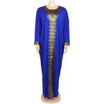 Vestidos Dashiki africanos para mulheres, roupas arco-íris, robe Riche, roupa de vestido Boubou, novo estilo