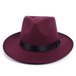 Unisex Michael Jackson Fedora chapéu, top retro, jazz britânico, chapéu, aba grande, masculino, outono e inverno