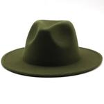 Boné Fedoras clássico monocromático estilo britânico para meninos e meninas, aba larga grande, chapéu panamá para crianças, grande, preto, novo, 52-54cm, inverno