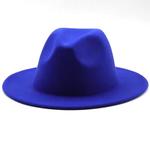 Boné Fedoras clássico monocromático estilo britânico para meninos e meninas, aba larga grande, chapéu panamá para crianças, grande, preto, novo, 52-54cm, inverno