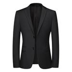 Boutique masculina de cor pura Cultive a moralidade de alguém Blazer de lazer, Casamento de cavalheiro presidido sobre trabalho, moda, 2023