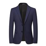 Boutique masculina de cor pura Cultive a moralidade de alguém Blazer de lazer, Casamento de cavalheiro presidido sobre trabalho, moda, 2023