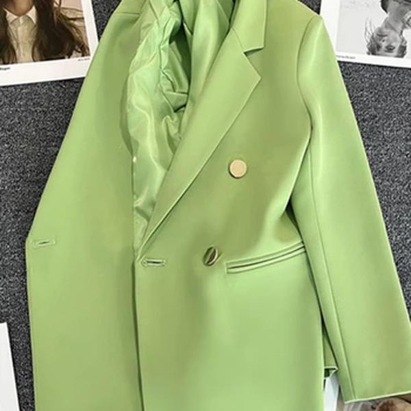 Fato esportivo casual feminino, jaqueta chique, blazers elegantes, moda coreana, luxo, outono, inverno, 2023