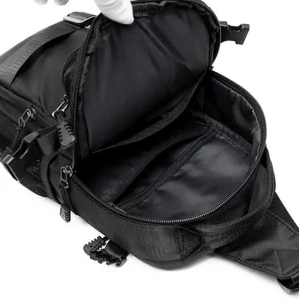 Bolsa masculina de peito de grande capacidade, mochila transversal ao ar livre, bolsa de viagem casual, tendência da moda, nova, 2023