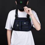 Saco de equipamento de peito masculino, colete tático, esportes ao ar livre, sling de ciclismo, streetwear hip hop, nova moda