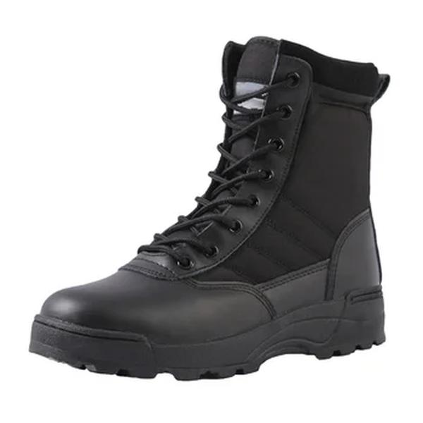 Botas de combate respirável no deserto masculinas, sapatos de montanhismo, cano alto, tático, militar, leve, antiderrapante, inverno