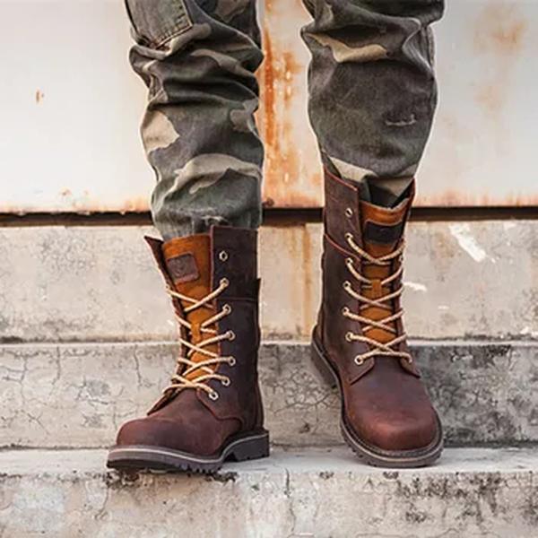 Sapatos de caminhada impermeáveis para homens e mulheres, Desert Combat Ankle Boots, Tênis de couro para trabalho, caça, caminhada, tático, militar, masculino