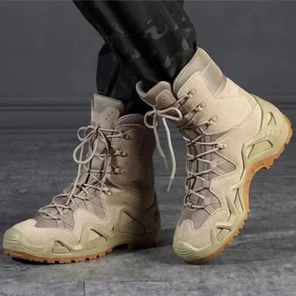 LAHORSSWAT-Treino militar tático Desert Boots para homens, sapatos antiderrapantes para homens, acampamento ao ar livre, caminhadas, escalada, trekking, caça