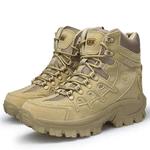 Botas táticas impermeáveis do exército para homens, Sapatos de caminhada no tornozelo, Sapatos de escalada ao ar livre, Militar, Deserto, Segurança do trabalho